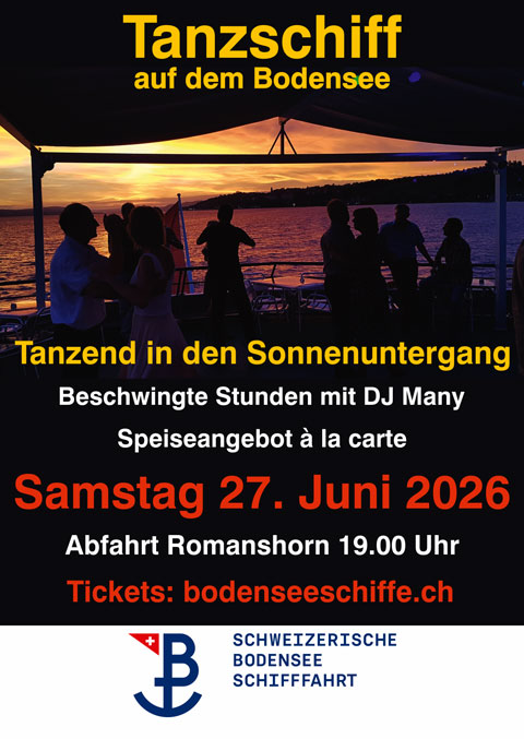 Tanzschiff Bodensee